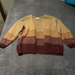 Lucky Brand Gradient Knit Cardigan